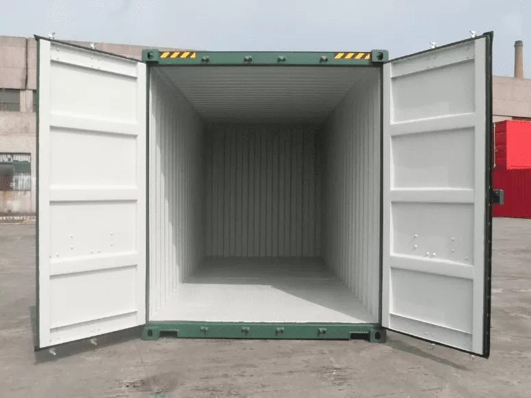 Neuer 20-Fuß-High-Cube-Container mit grünem Stahlboden – Bild 2
