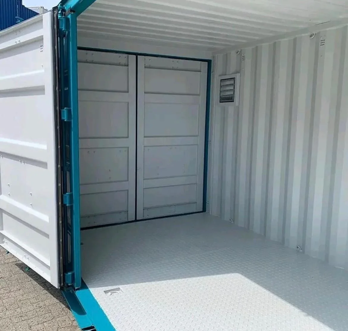 Neuer 20-Fuß-Container mit seitlicher Öffnung, Marineblau – Bild 3