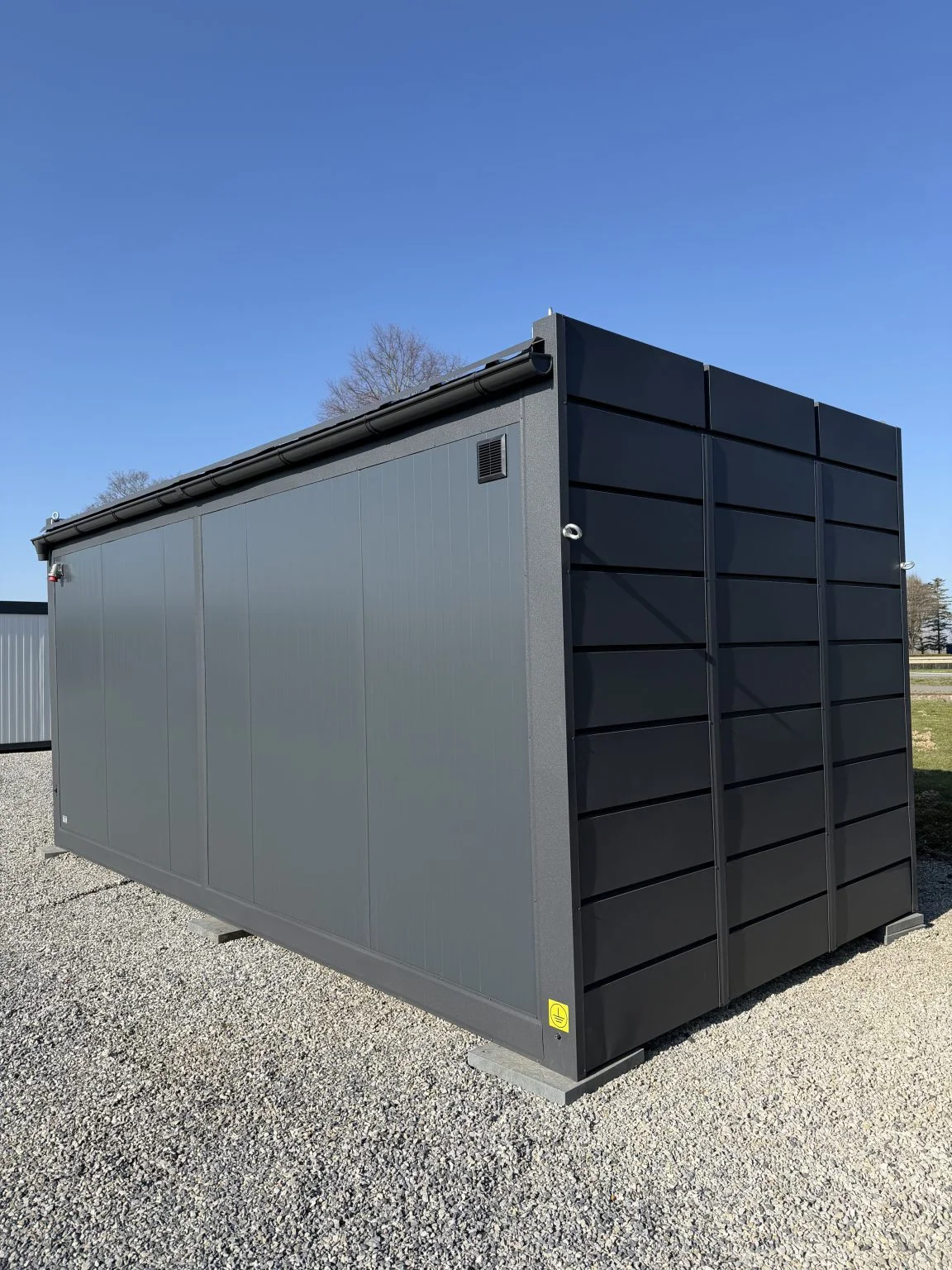 Verkaufspavillon mit bodentiefen Fenstern ca. 18 m² RAL 7016 – Bild 5