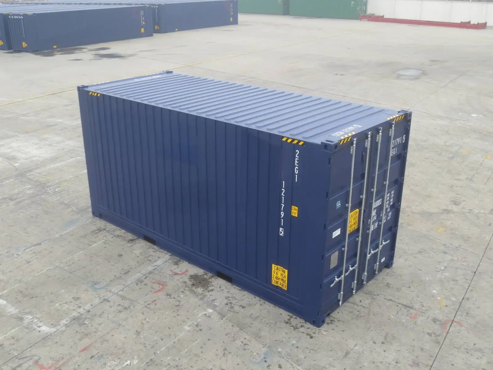 Neuer 20-Fuß-High-Cube-Container von Blue CPC
