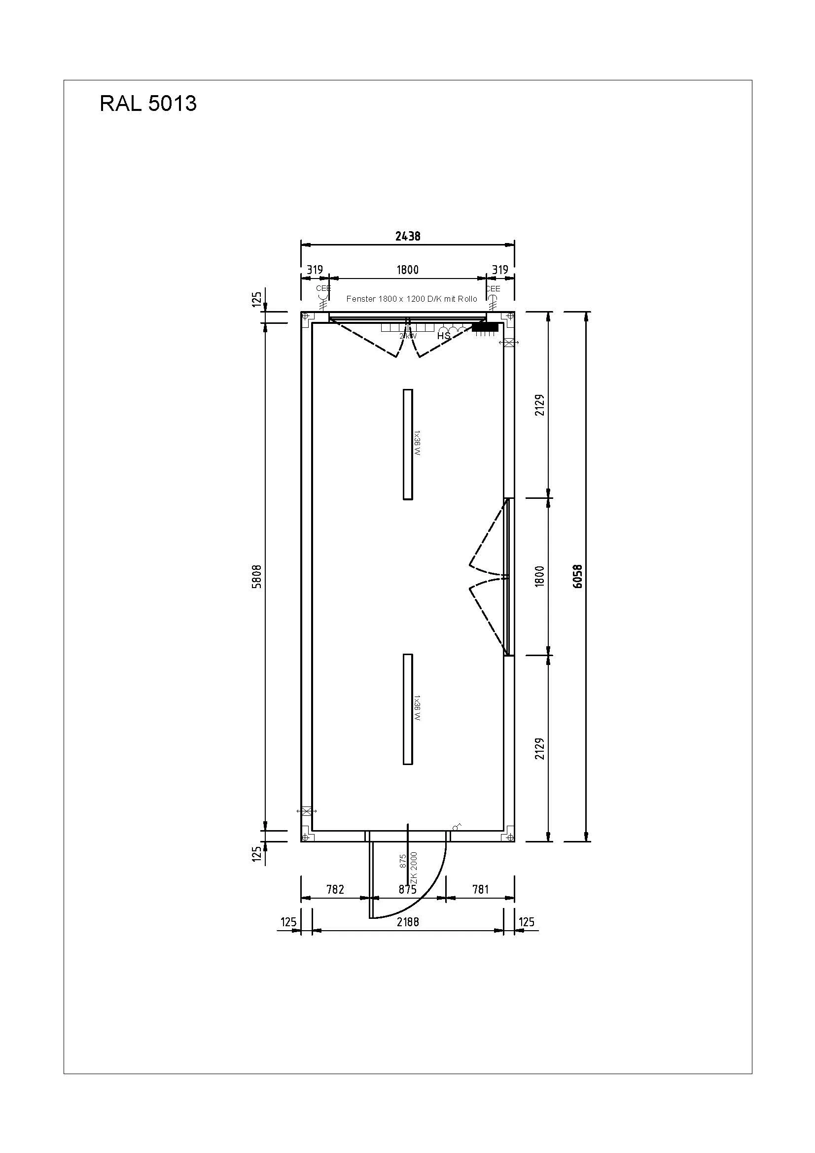 Classic Bürocontainer ca. 15 m² – Bild 6