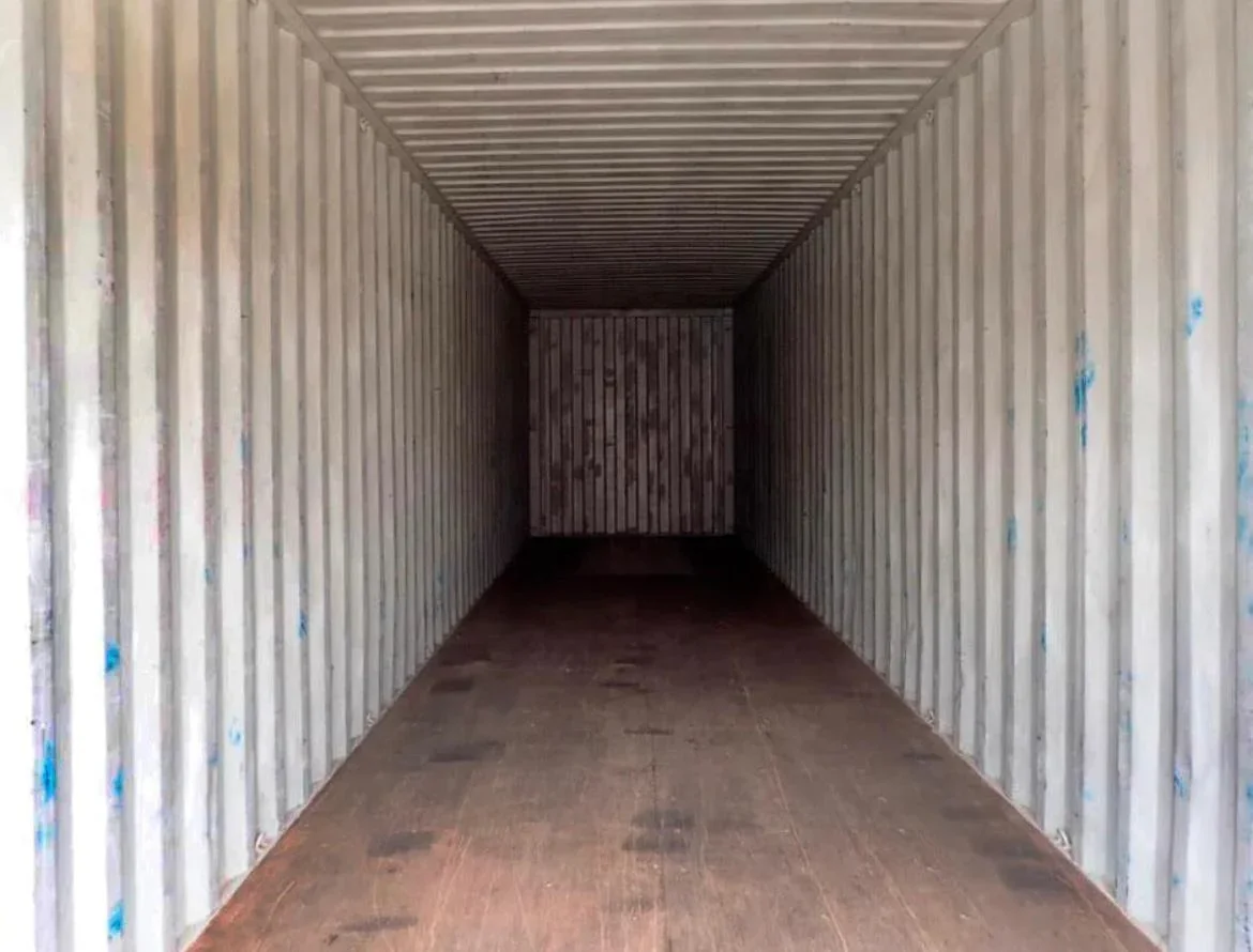 Gebrauchter 45-Fuß-High-Cube-Seecontainer (blau)