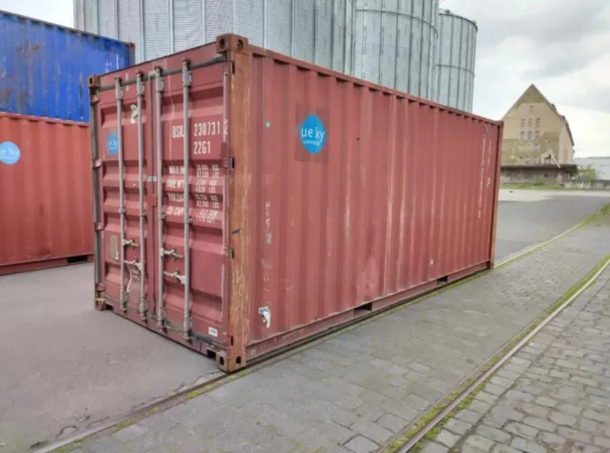 Neuer grüner Vraquier High Cube 40-Fuß-Container