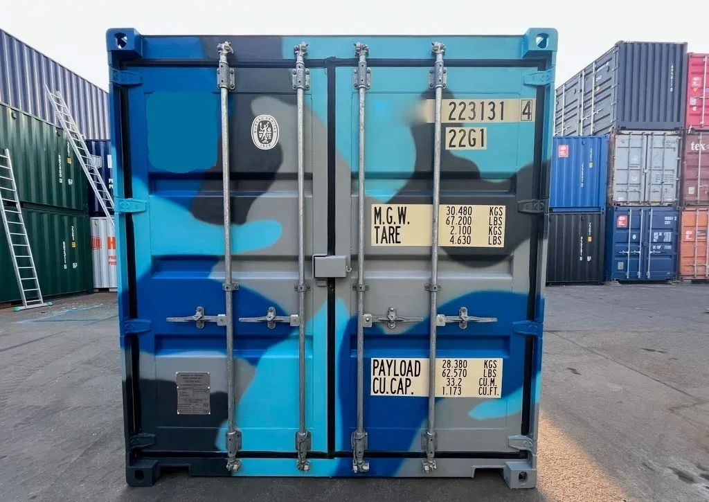 20-Fuß-Seecontainer – Tarnlackierung – Bild 2