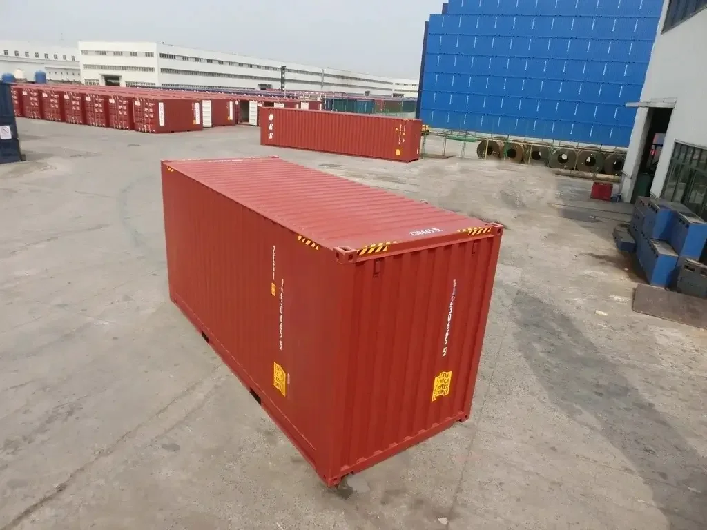Neuer roter 20-Fuß-High-Cube-Umzugscontainer (Palettenbreite) – Bild 4
